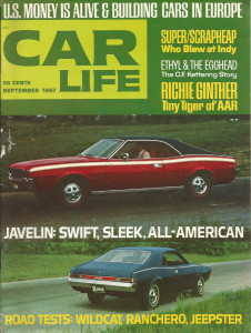 CAR LIFE 1967 SEPT - TEST: WILDCAT/RANCHERO/JEEPSTER, JAVELIN, KETTERING